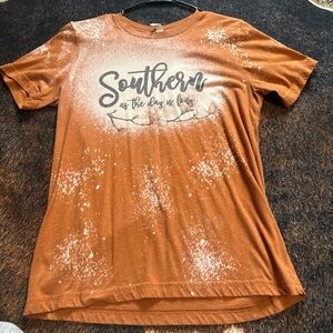 Bella Canvas Women's Orange Graphic Tee